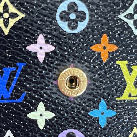 Louis Vuitton LV Vintage Porte-Monnaie Billets Wallet Multicolor Canvas-Preowned - Picture 12 of 15